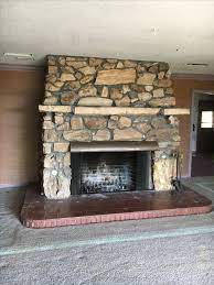 Petrified Wood Fireplace