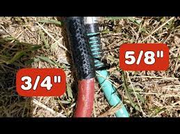 5 8 Vs 3 4 Inch Garden Hose What S The
