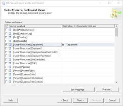 how to export sql server data to an