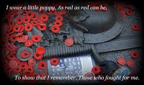 Resultado de imagen de wear a poppy on remembrance day