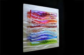 Contemporary Glass Wall Art Fused