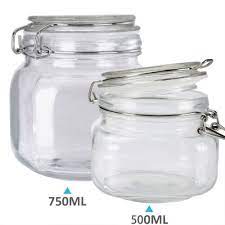 Food Storage Canister Jars With Lid