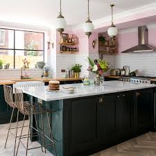 May 12, 2021 · the design of these tiles resemble curved hexagon kitchen wall tiles and has a sophisticated charm that matches the wooden countertops and white cabinetry. Kitchen Tile Ideas Ideal Home
