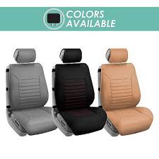 Quilted Leather Car Seat Covers Fit For
