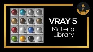 vray 5 tutorial new material library