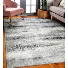 soft watercolor gray area rug