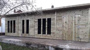 nordic pent combi summerhouse shed 19mm