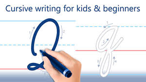 write letter q cursive writing