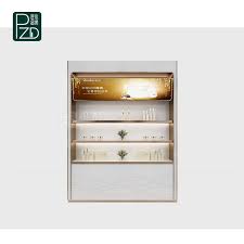 elegant wall cosmetic display cabinet