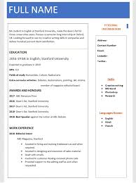 Guarantee you utilize short sentences and give brief data about your expert profile. Top 10 Fresher Resume Format In Ms Word Free Download Download Latest Resume Format For Free