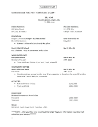 College Student Cover Letter How Write Resume Best Resumes