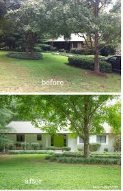 Painted brick homes before and after samuelhomeconcept co. White Painted Brick Exterior Before And After Bella Tucker
