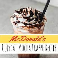 copycat mcdonald s mocha frappe