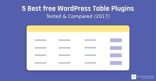 5 Best Free Wordpress Table Plugins Tested Compared 2019