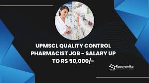 quality control pharmacist job upmscl
