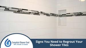to regrout your shower tiles