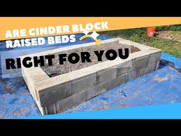 Cinder Block Raised Bed