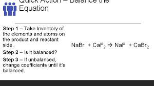 Chemical Reactions 2 2 Balancing Chemical