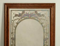 Oak Framed Faux Stained Glass Hall