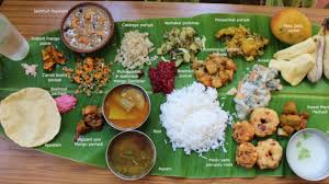 south indian grand veg feast homemade
