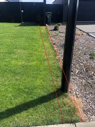 lawn and garden timber edging install