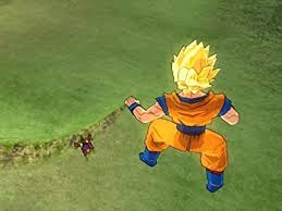The hero from dragon quest viii's hairstyle resembles goten during the final moments of dragon ball z, and even spikes up like a super saiyan but purple in color when the hero's tension is maxed. Amazon Com Dragonball Z Budokai Tenkaichi 2 Playstation 2 Artist Not Provided Video Games