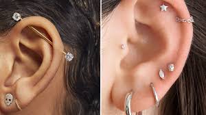 ear piercing placement