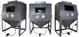how to set up a sandblasting cabinet