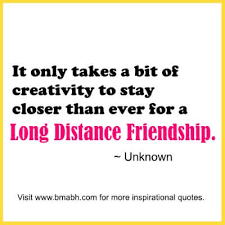 40 long distance friendship es to