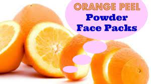 homemade orange l powder face packs