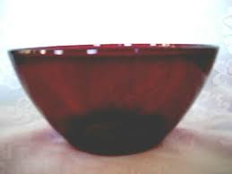 Collectible Vintage Ruby Red Glass