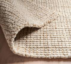chunky wool jute rug pottery barn