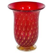 Italian Venetian Vase In Murano Glass