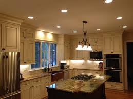 Contemporary Can Light In Kitchen L E D Recessed Lighting