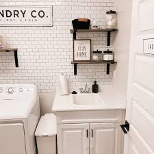easy laundry room backsplash tile
