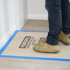 site shield cardboard floor protection
