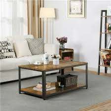 Industrial Coffee Table With Storage