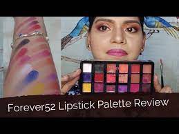 forever52 lipstick palette review you