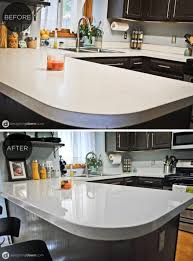 glossy painted kitchen counter top tutorial