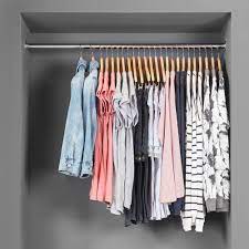 Aside from being an organiser's dream (by hanging wardrobe storage helps keep your wardrobe neat and tidy. 1m Chrome Tube And Wall Sockets For Wardrobes