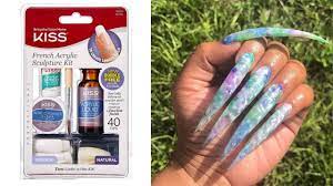 long nails with walgreens nail kit