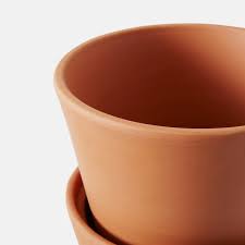 One of the greatest is the fact that clay is those who use terracotta know that the porous nature of clay means you cannot easily overwater plants, the roots can breathe, and the clay. Ingefara Plant Pot With Saucer Outdoor Terracotta 12 Cm Ikea