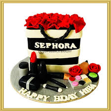 sephora makeup custom cake once