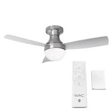 These could be very helpful if you could use a burst of extra lighting with their centrifugal action and heavy weight, a strong ceiling support is mandatory for your fan. Heating Cooling Air Modern 44 Brushed Nickel Flush Mount Indoor 3 Blade Ceiling Fan Light Kit New Kisetsu System Co Jp