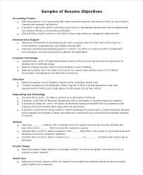 Resume Objective Examples College Students For Administrative