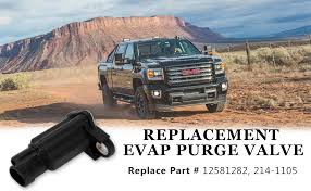 There is also a purge valve mounted on or near the intake manifold. Amazon Com 12581282 Vapor Canister Purge Valve Solenoid For 2004 2005 2006 2007 2008 2009 Chevy Silverado 1500 2500 3500 Tahoe Gmc Sierra Escalade Yukon Avalanche Evap Vent Control Solenoid Replaces 214 1105 Automotive
