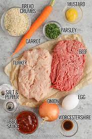 healthy meatloaf beef and turkey