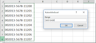 remove dashes from cells in excel