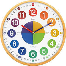 Vreaone Teaching Clock For Kids 10 Inch