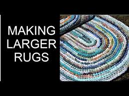 making larger rugs you